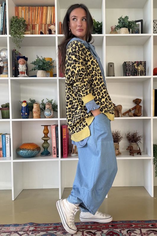 Untamed Classic High Low Sweatshirt Soft Ochre